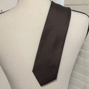 Michael Kors Sorento Brown 100% Silk Tie